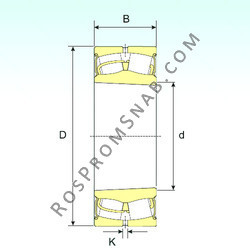 Купить Подшипник 22208-2RSK ISB от официального производителя