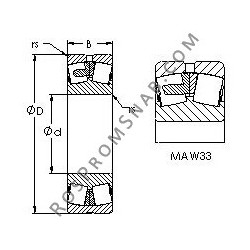 Купить Подшипник 22208MAC4F80W33 AST от официального производителя