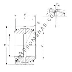 Купить Подшипник SBB 22-2RS IKO от официального производителя