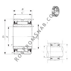 Подшипник NA 4902UU IKO