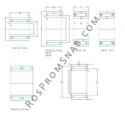 Подшипник NA4830 SKF