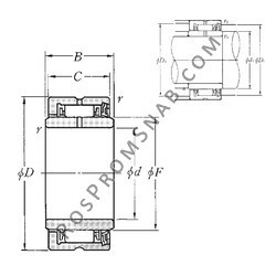 Подшипник NA4900L NTN