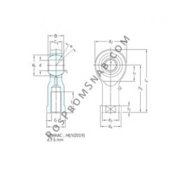 Купить Подшипник SIKAC12M/VZ019 SKF от официального производителя