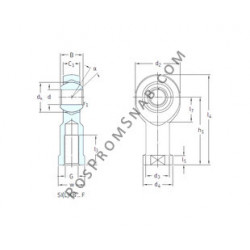 Купить Подшипник SIKB8F SKF от официального производителя