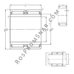 Подшипник NA6902R NTN