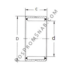 Купить Подшипник NK100/36 FBJ от официального производителя