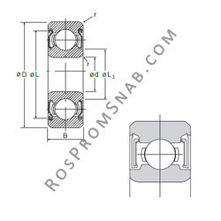 Купить Подшипник 626SS NMB от официального производителя