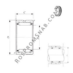 Купить Подшипник RNA 4824 IKO от официального производителя