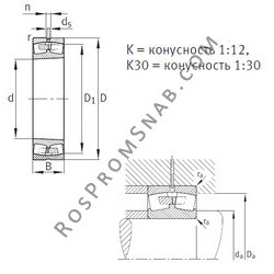 Купить Подшипник 23076-B-K-MB FAG от официального производителя