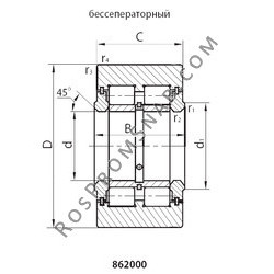 Подшипник 862722XЛТ