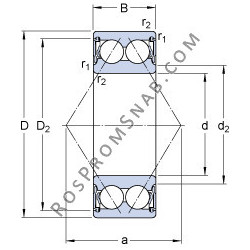 Купить Подшипник 3201 A-2RS1 SKF от официального производителя