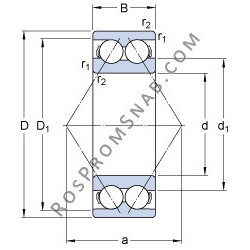 Купить Подшипник 3222 A SKF от официального производителя