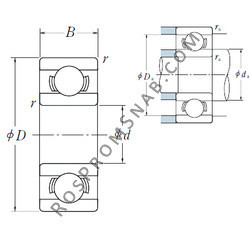 Купить Подшипник MR 128 NSK от официального производителя