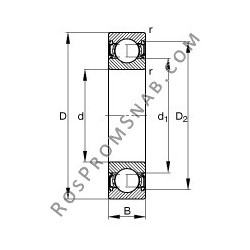 Купить Подшипник S6002-2RSR FAG от официального производителя