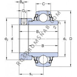 Купить Подшипник YEL 208-2RF/VL065 SKF от официального производителя