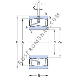 Купить Подшипник BS2-2214-2RS/VT143 SKF от официального производителя