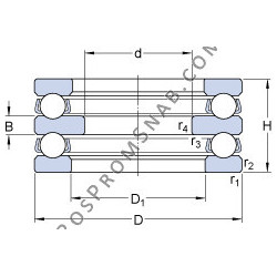 Купить Подшипник 52209 SKF от официального производителя