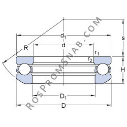 Купить Подшипник 53208 + U 208 SKF от официального производителя