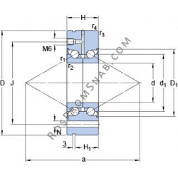 Купить Подшипник BEAM 020068-2RS/PE SKF от официального производителя