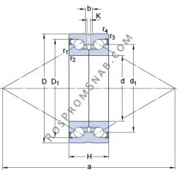 Купить Подшипник BEAS 025057-2RZ SKF от официального производителя