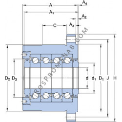 Купить Подшипник FBSA 208 A/QBC SKF от официального производителя