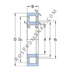 Подшипник NUP 2210 ECJ SKF