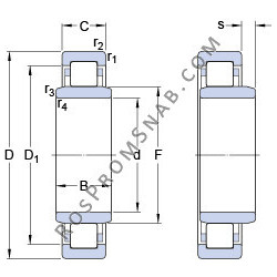 Купить Подшипник NUB 210 ECP SKF от официального производителя