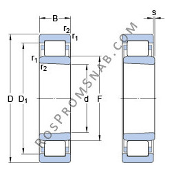 Купить Подшипник NU 39/1060 ECKMA/HA1 SKF от официального производителя