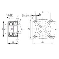 Подшипник ZKLR1035-2Z INA