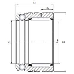 Подшипник NX 15 CX